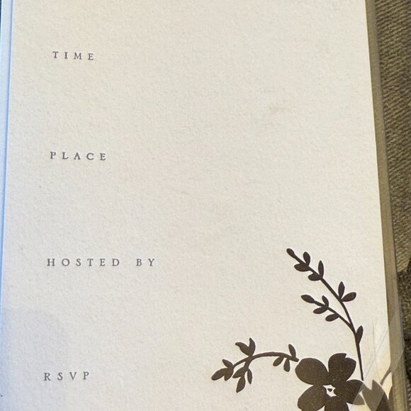 NWT Formal Party Invitations (10 cards 10 envelopes) William Arthur, Inc 10x 5 - Picture 3 of 7